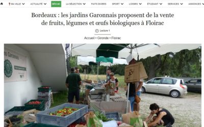 Vente à la ferme – Floirac – article SUD OUEST